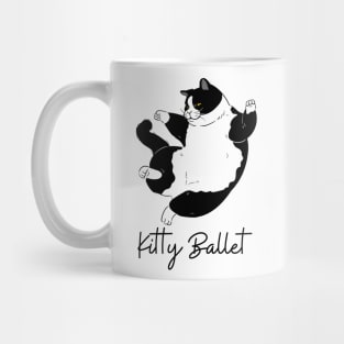 Funny Cat Ballet Dancer Mug